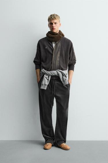 ベルベットラインパンツ X SR_Aカーボングレー0Zaraのベルベットラインパンツ X SR_A - カーボングレー - 画像 0