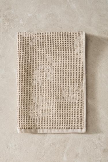 TORCHON CUISINE WAFFLE (LOT DE 2) - Beige clair de Zara - Image 4