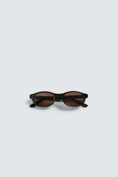 LUNETTES DE SOLEIL OVALES - Marron de Zara - Image 4