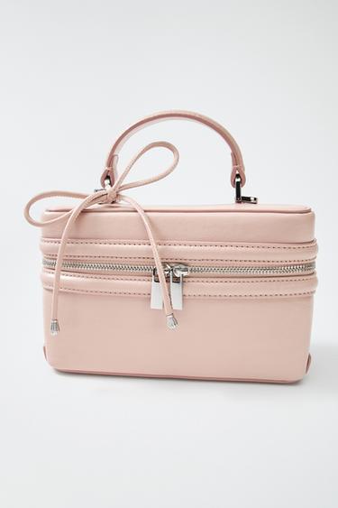VANITY BAG WITH BOW DETAIL - Pink by Zara