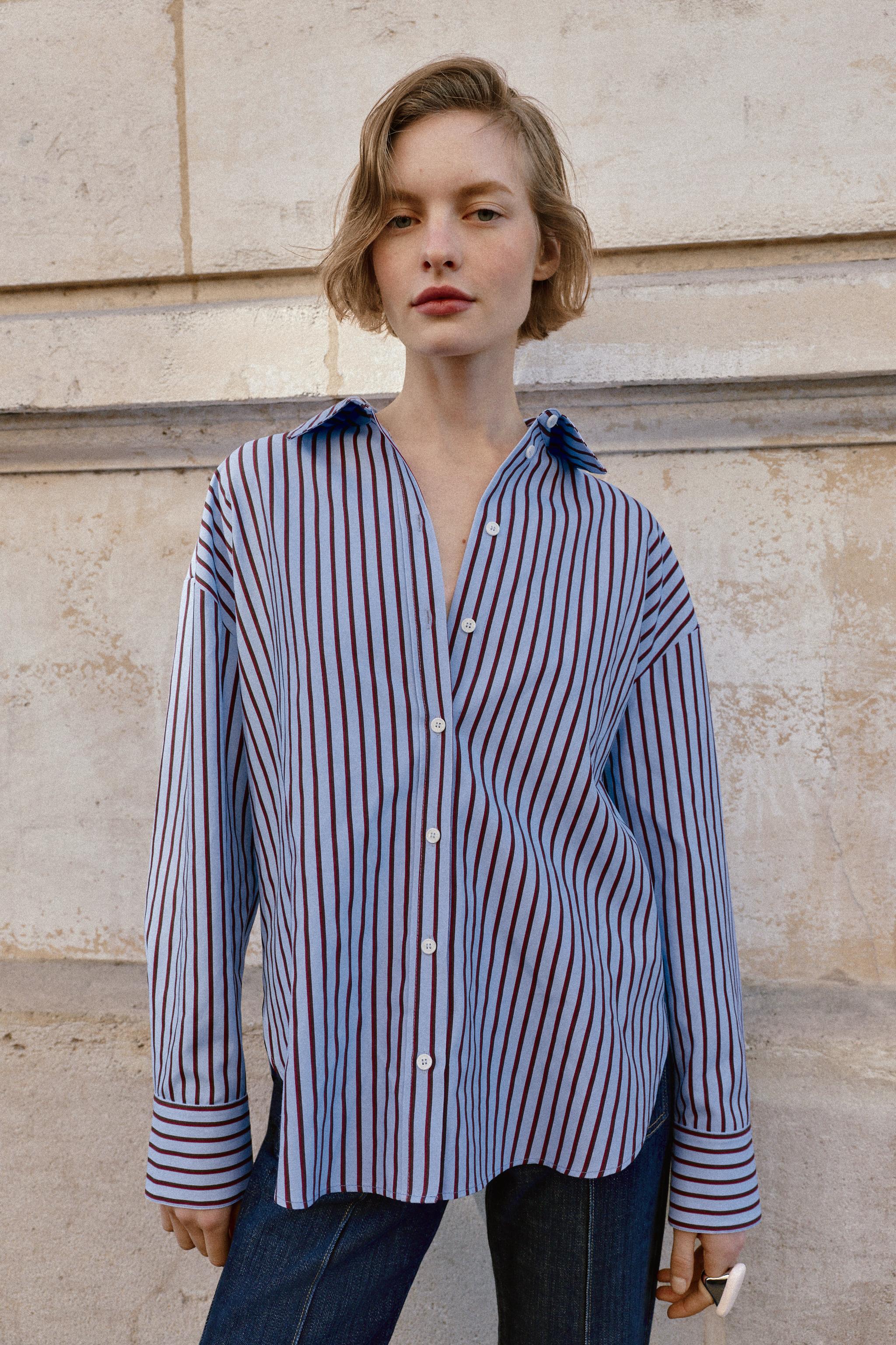 CHEMISE OXFORD À RAYURES