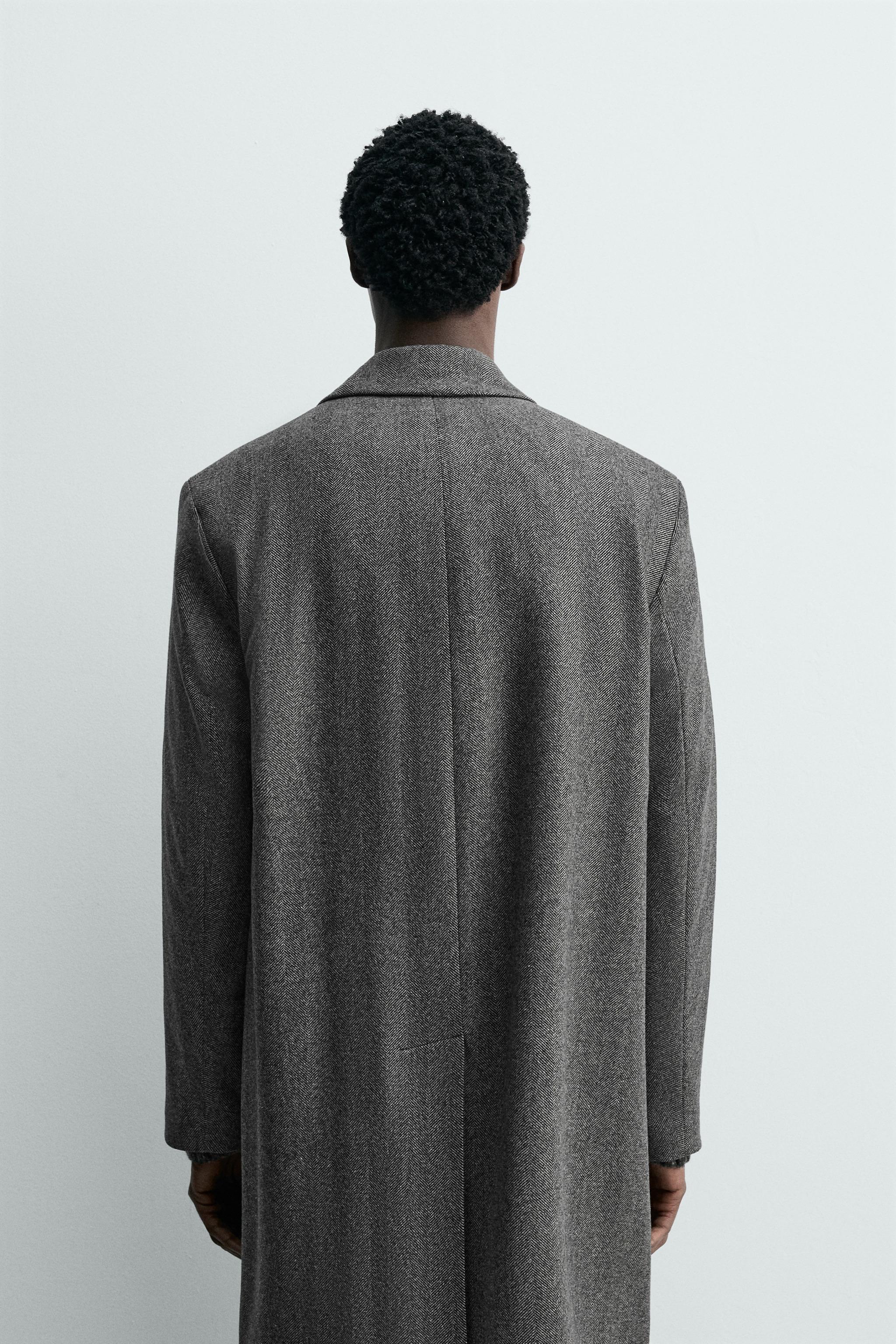 MANTECO®ウール混コート - グレー | ZARA Japan / 日本