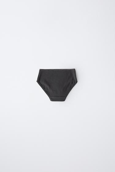 2-6 YEARS / SIX-PACK OF PRINTED BRIEFS - Black by Zara - Image 3