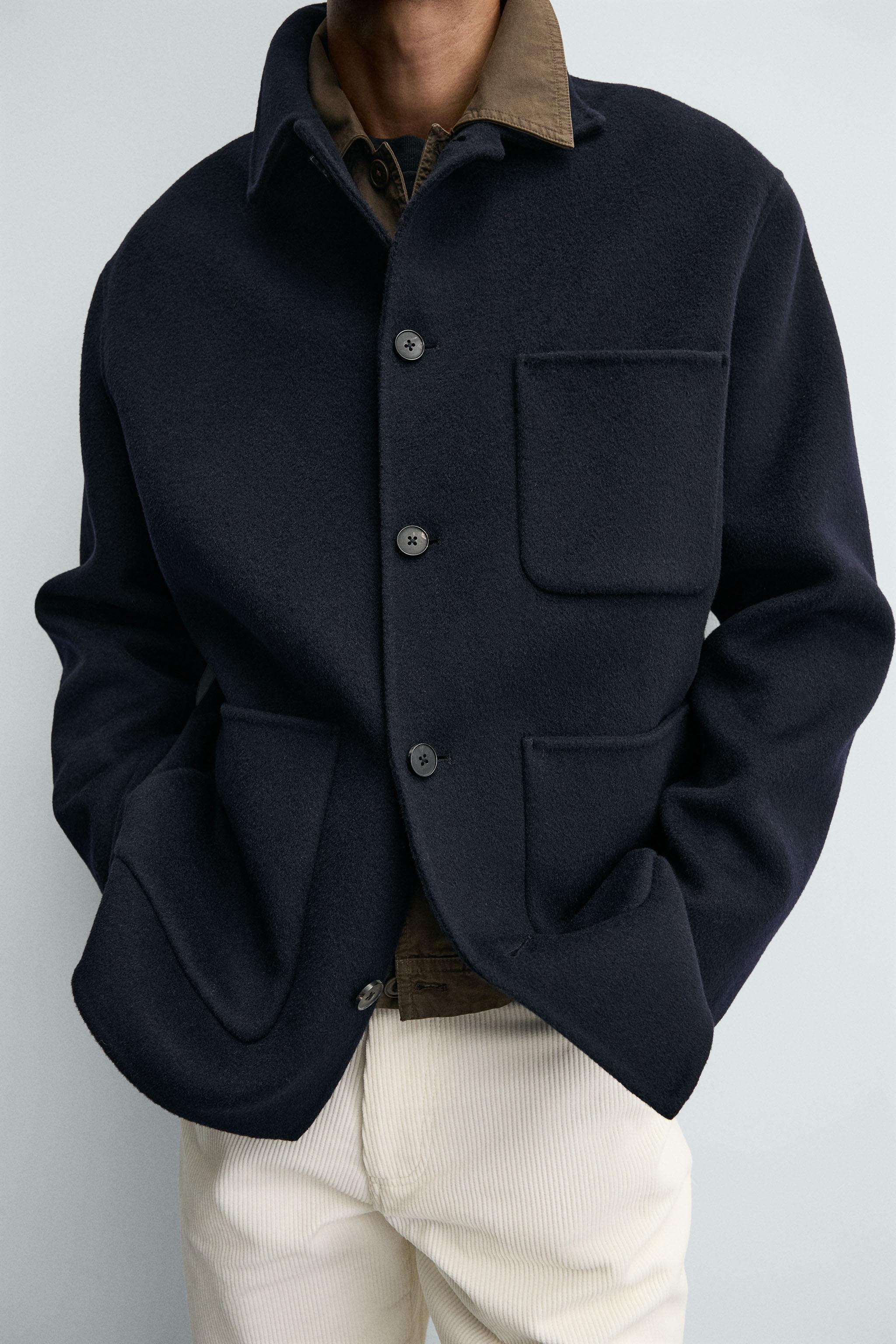 SURCHEMISE LAINE POCHES