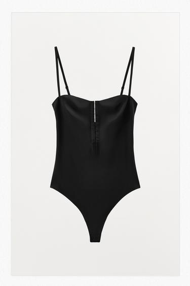 بودي بولي أميد خطافات - أسود by Zara