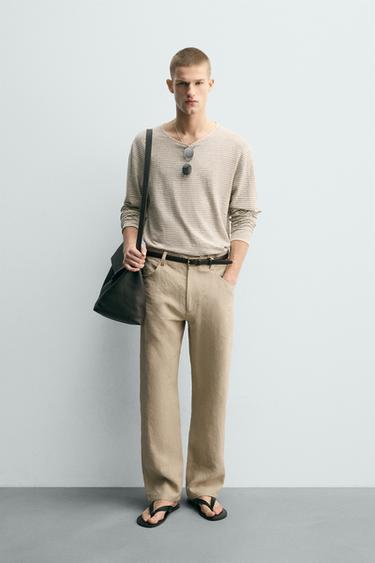 JERSEY RAYAS MEZCLA ALGODÓN - Rayas de Zara - Imagen 0