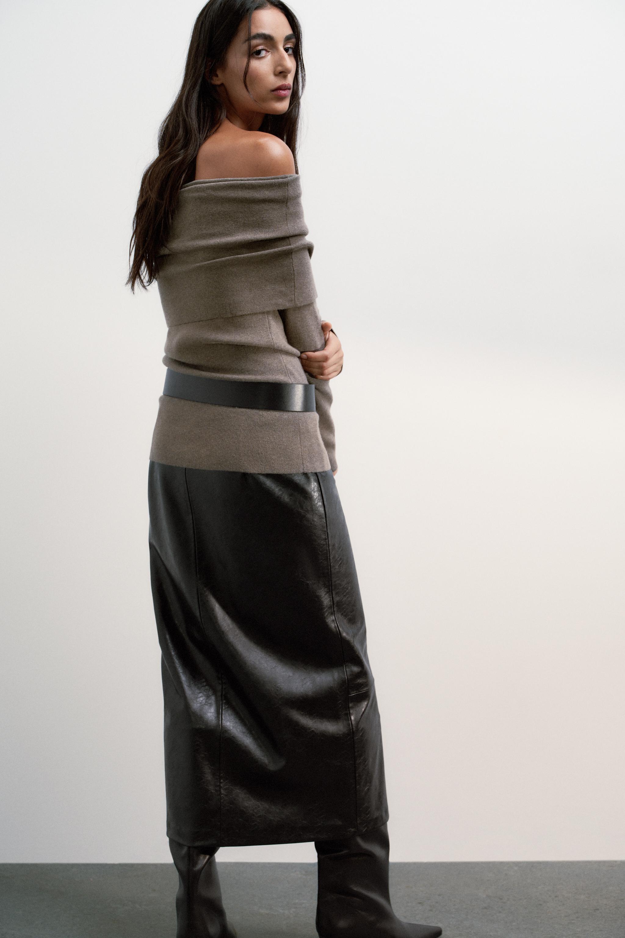 TOP EN MAILLE BUSTIER FRONCES