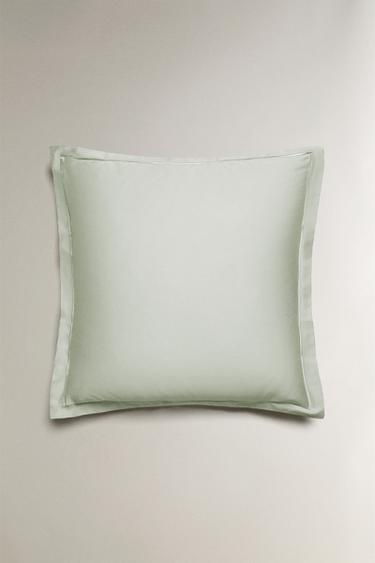 SATEEN PILLOWCASE WITH FESTOON DESIGN (300 THREAD COUNT) — Mint 2
