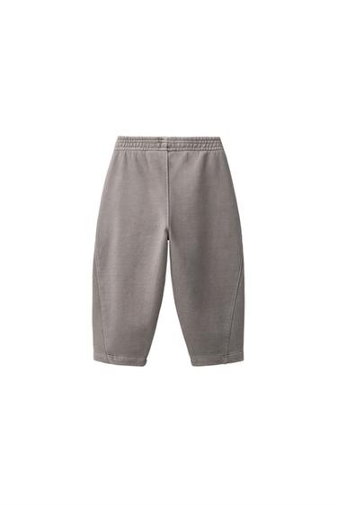 BARREL SWEATPANTS — Taupe gray 2