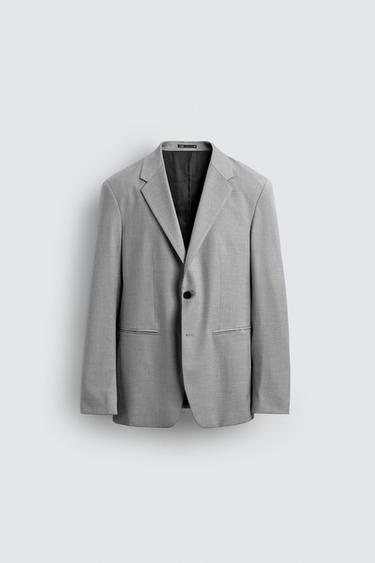 BLAZER TRAJE ESTRUCTURA - Gris claro de Zara