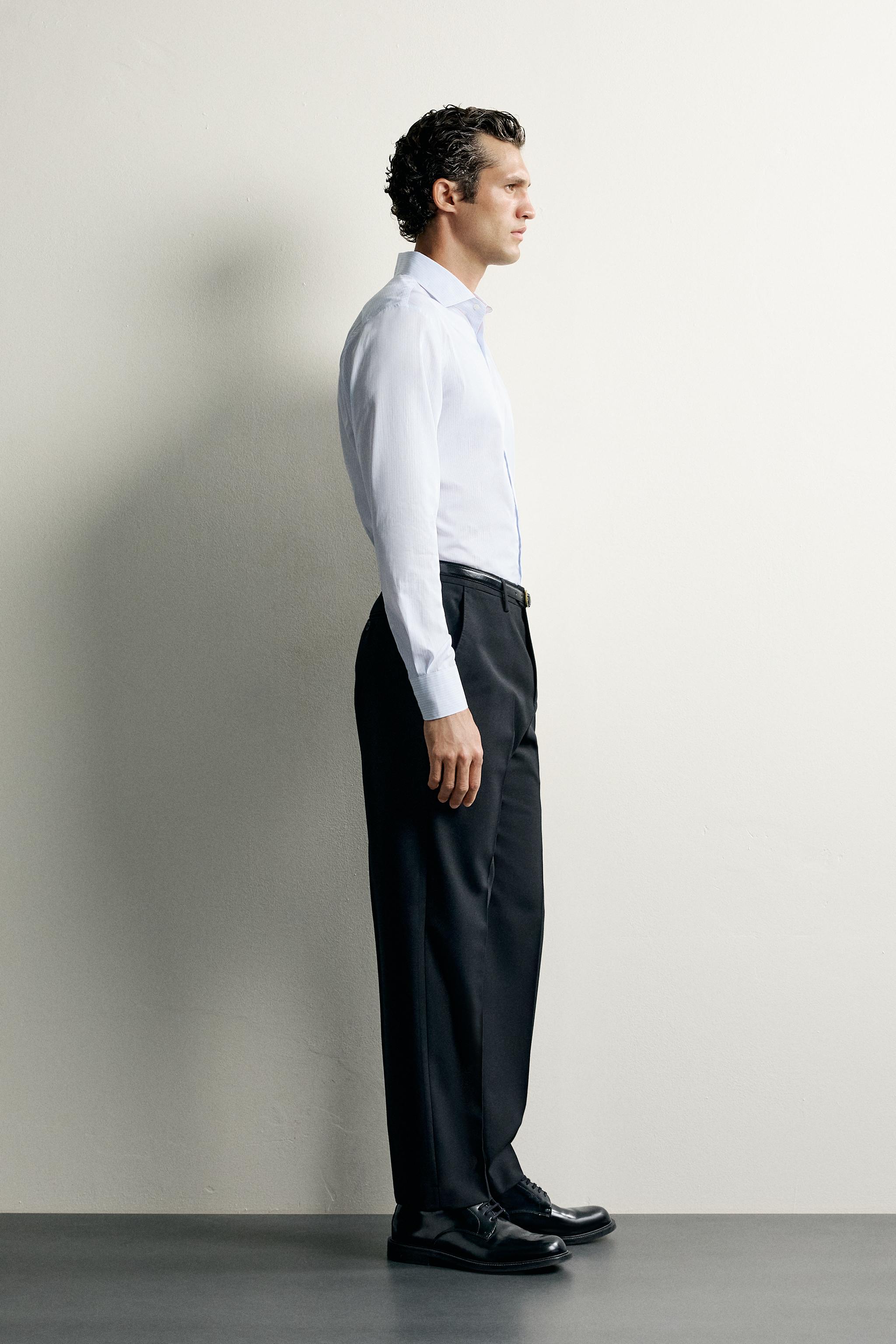 CHEMISE COUPE SLIM À RAYURES
