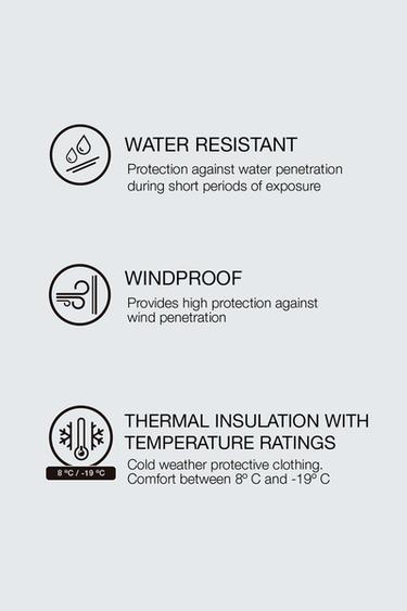 PARKA WITH DETACHABLE CONTRAST COLLAR - Black by Zara - Image 7