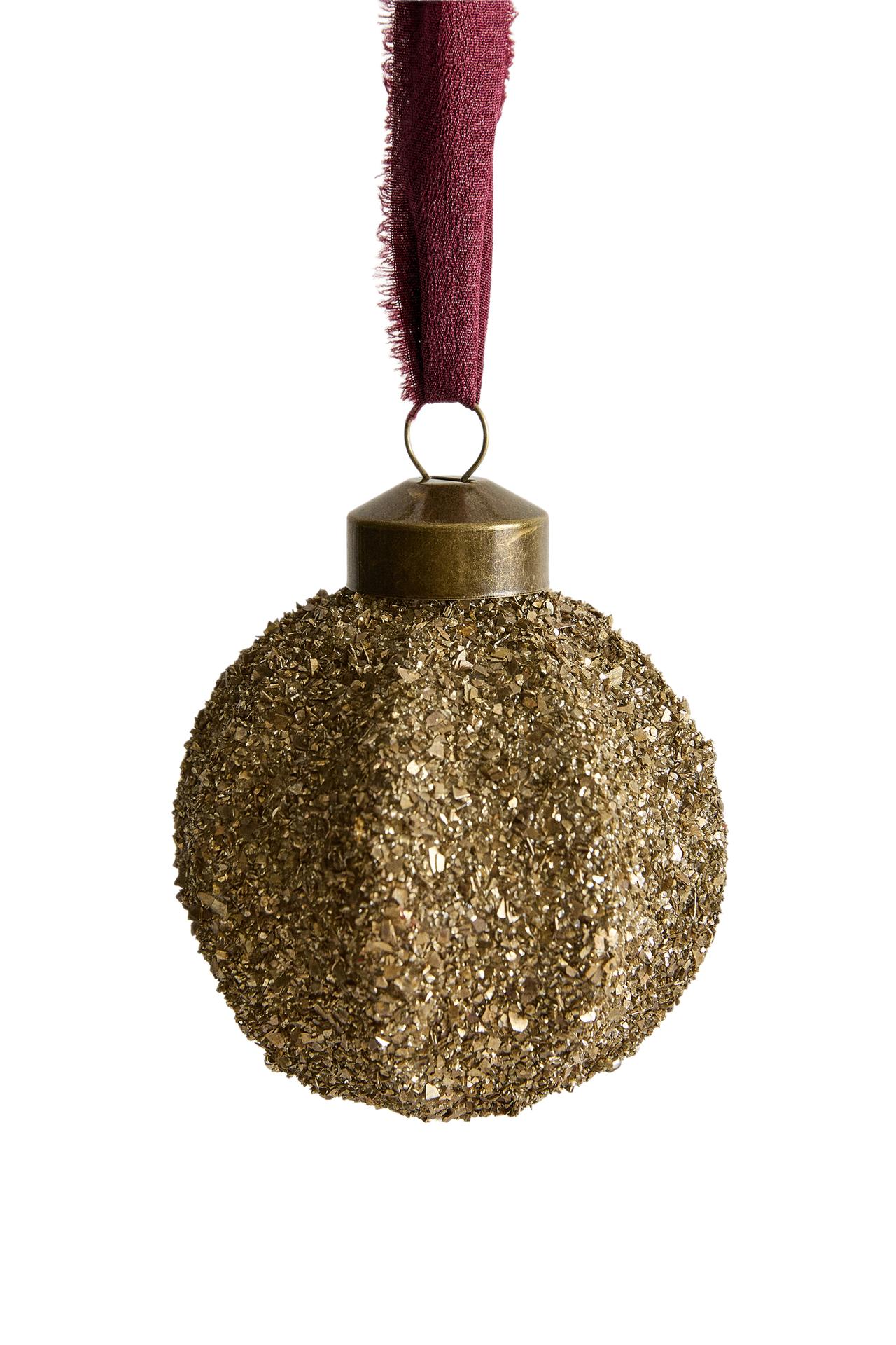 GLITTER CHRISTMAS TREE BAUBLE