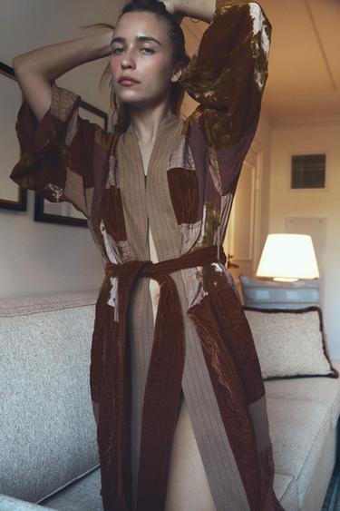 KIMONO LARGO PARCHES LIMITED EDITION - Multicolor de Zara - Imagen 0