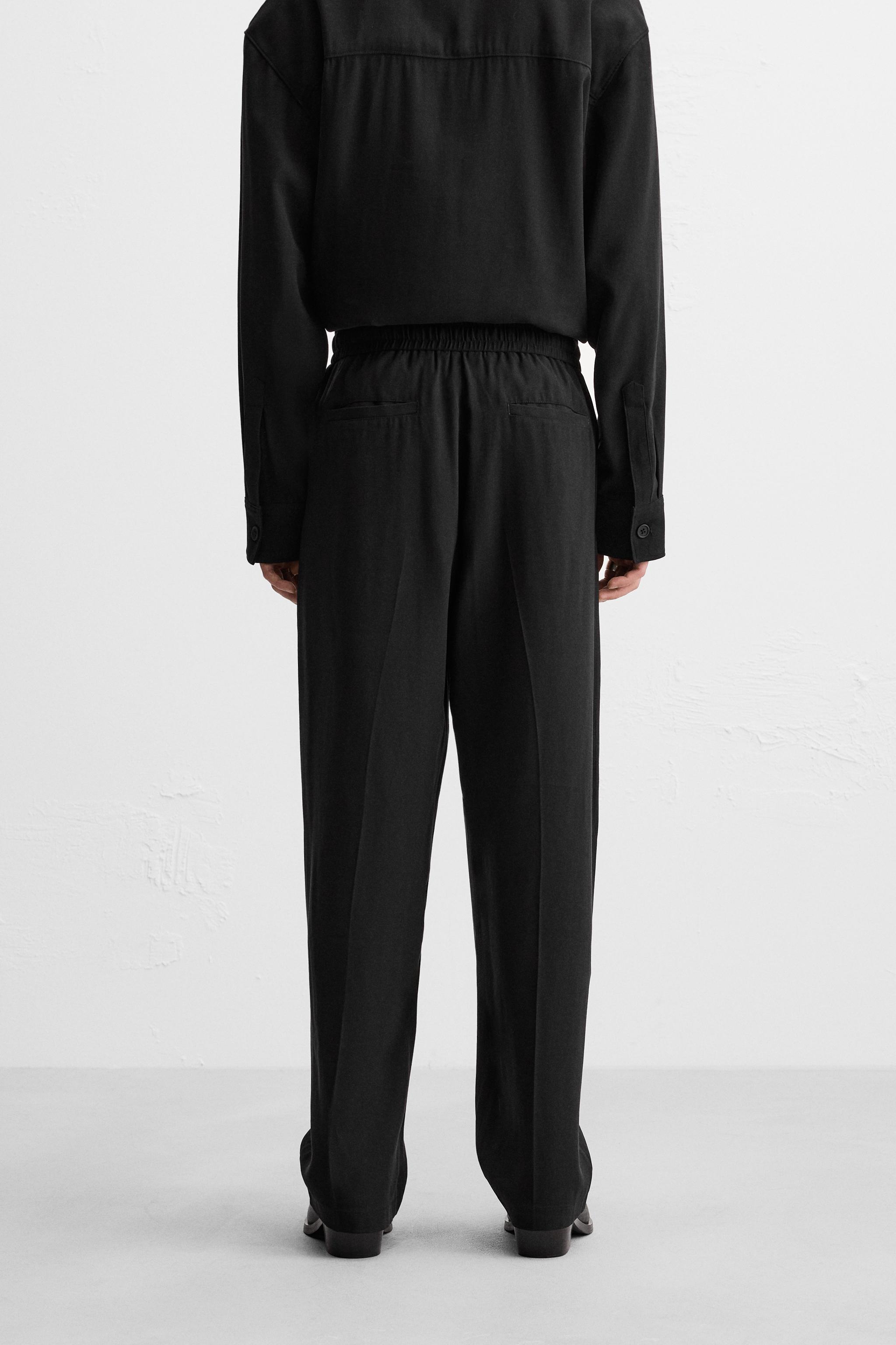 リラックス パンツ - ブラック | ZARA Japan / 日本 リラックス パンツ - ブラック | ZARA Japan / 日本