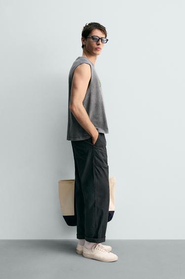 T-SHIRT ILLUSTRATION SPACE JAM™ & © X DYLAN´S T-SHIRT CLUB X ZARA - Gris anthracite de Zara - Image 3