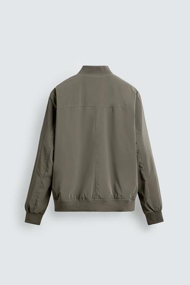 TECHNICAL BOMBER JACKET - Mink by Zara - Image 7