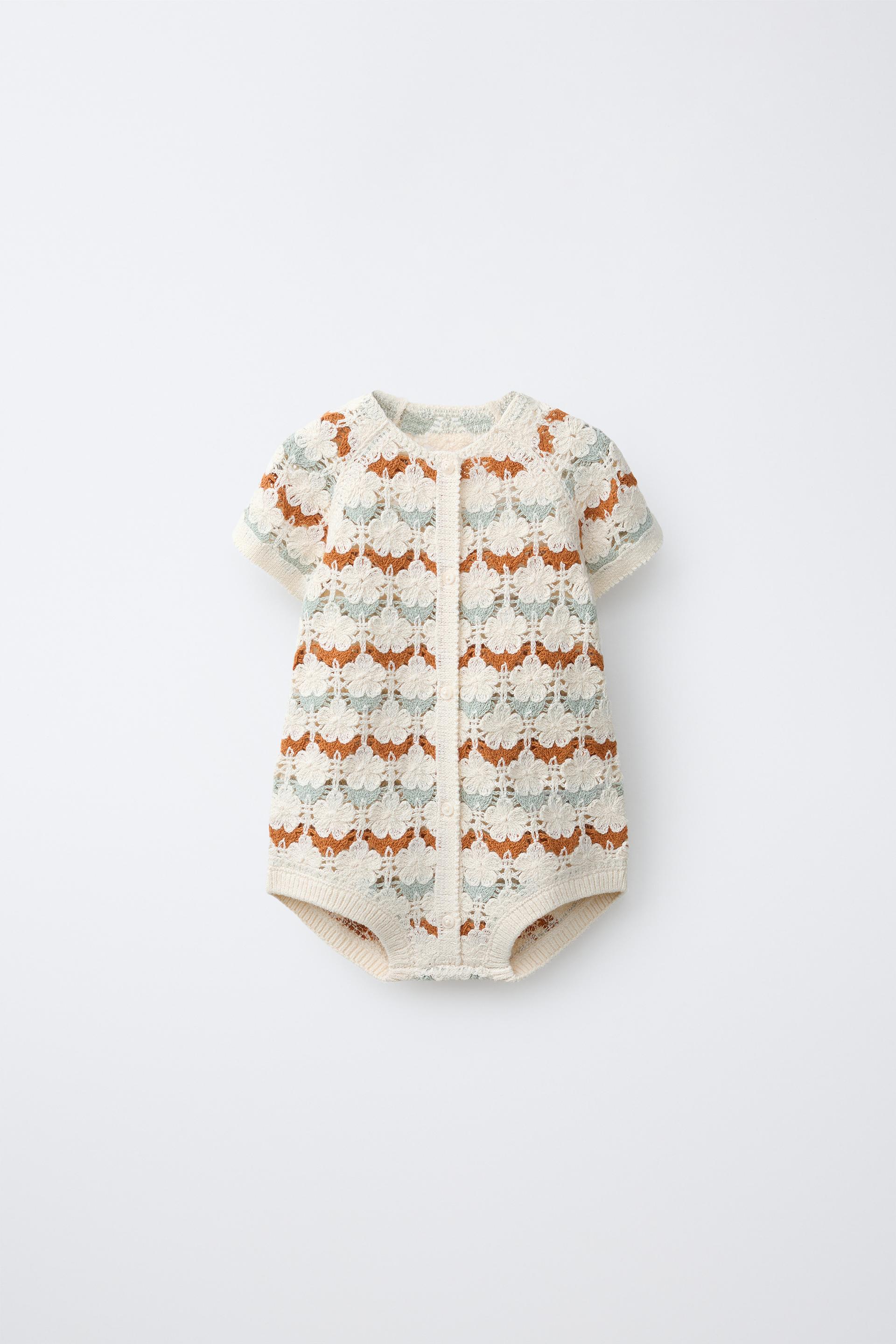 ZARA - BODY EN MAILLE CROCHET