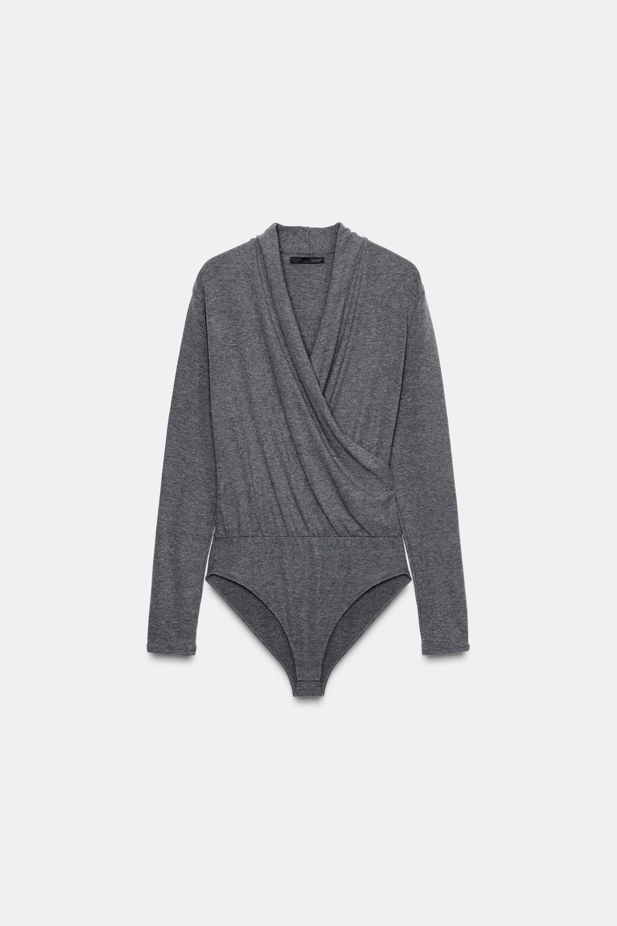 BODY SOFT CRUZADO - Cinza-vigoré | ZARA Brasil