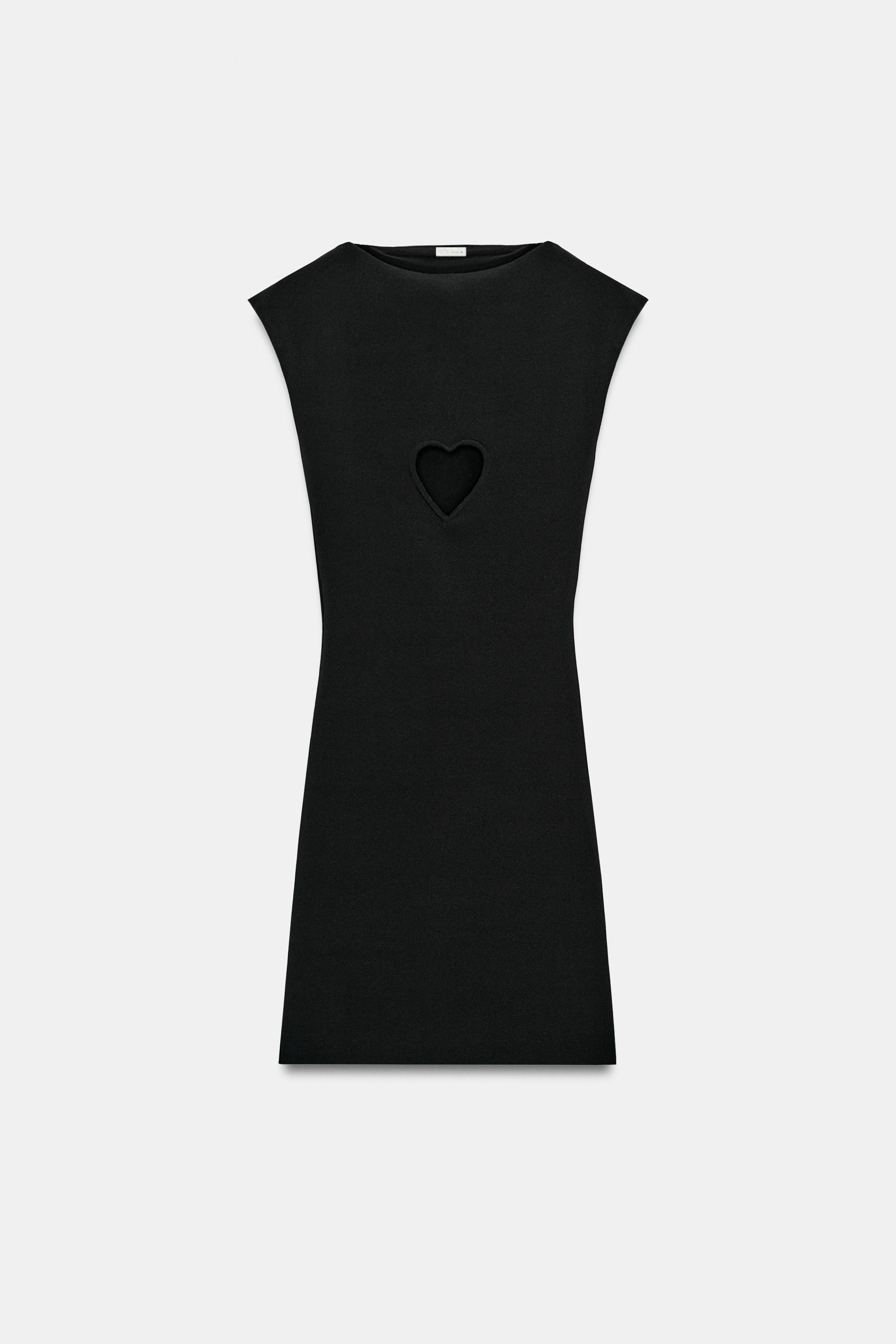 black dress with gold chain straps Bishop & Young Malone Faux Wrap Mini Dress With Chain Straps In Black XS