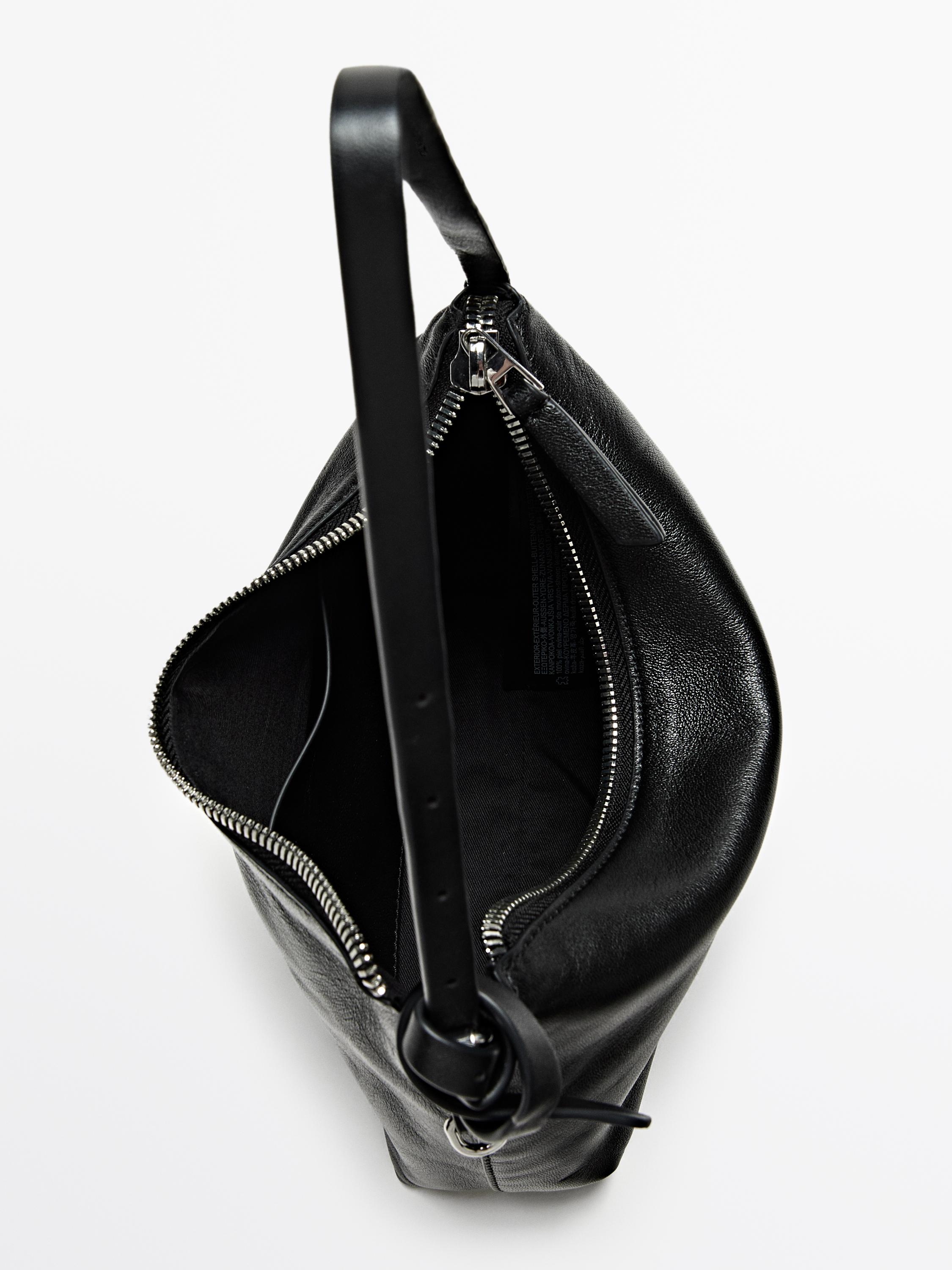 Small nappa leather bag