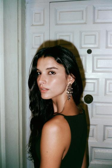 ROBE COURTE BIMATIÈRE - Noir de Zara - Image 1
