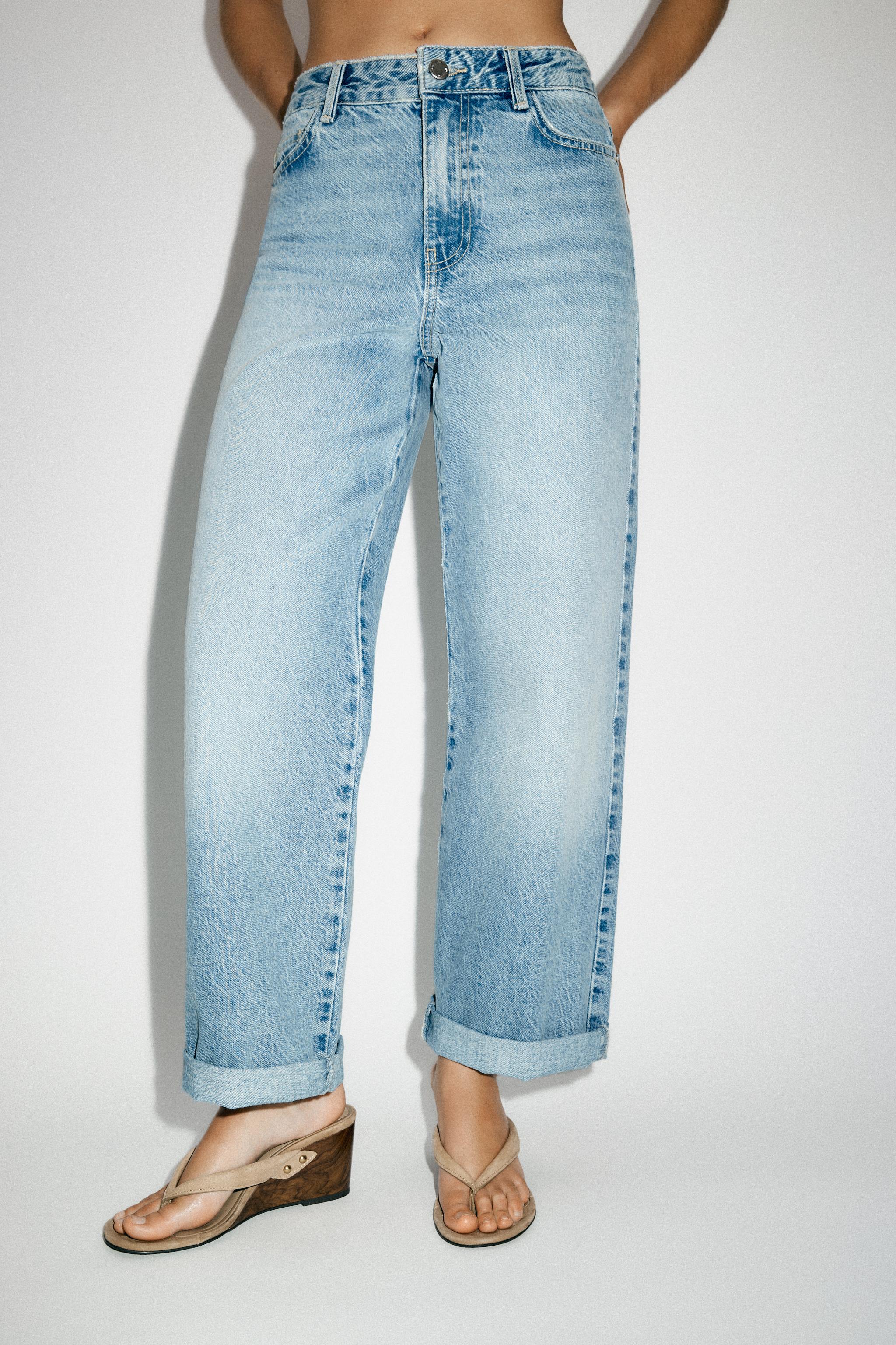 Zara | Jeans | Zw The Midrise Boyboy Fit Jeans 32 Us 4