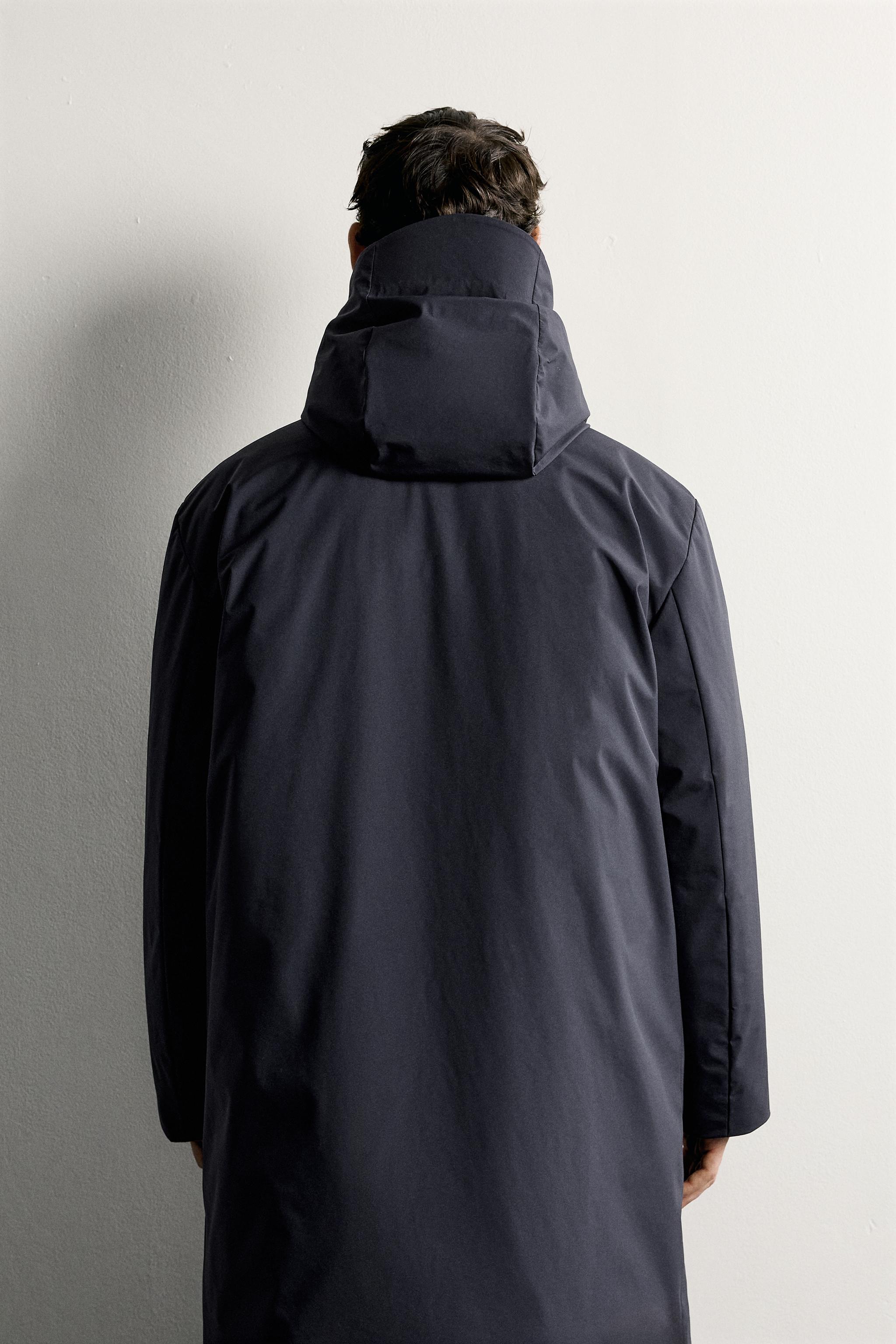 WATER REPELLENT TECHNICAL HOODIE PARKA
