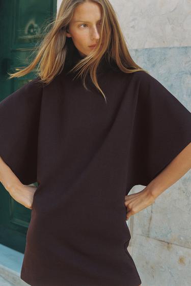 ROBE COURTE INTERLOCK - Vin de Zara - Image 2