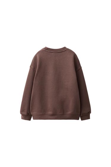 BASIC SWEATSHIRT — Brown 2