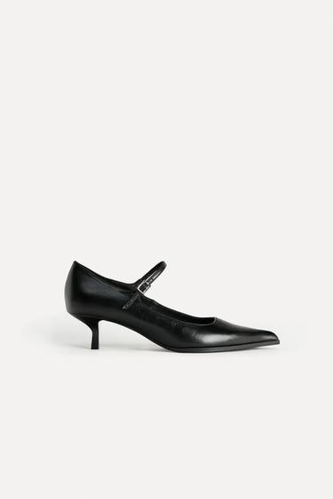 CHAUSSURES POINTUES EN CUIR 50E ANNIVERSAIRE - Noir de Zara - Image 2
