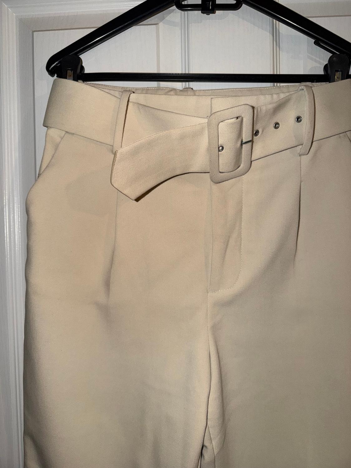 TROUSERS WITH LINED BELT - Image 3