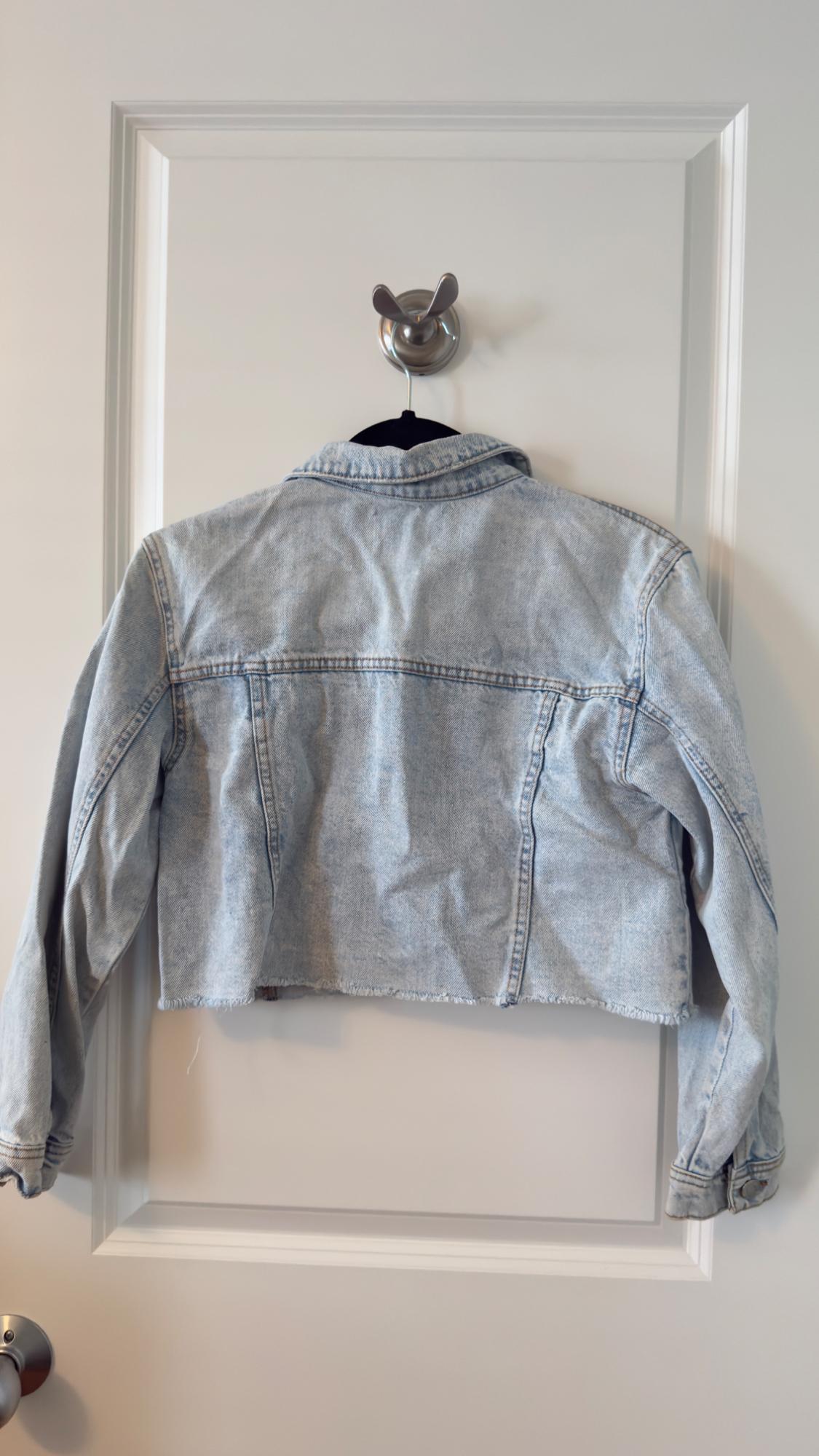 CROPPED DENIM JACKET - Image 2