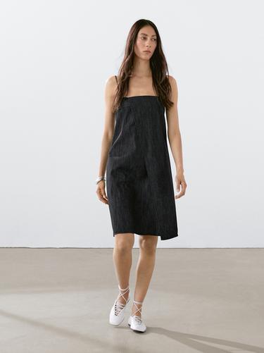 Vestido acabado denim - 452 de Zara