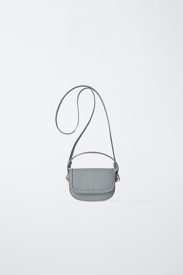 MINI CROSS-BODY BAG - Blue by Zara