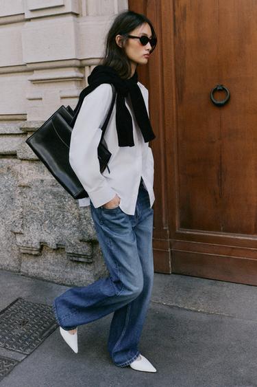 FLAP SHOULDER BAG — Black 2