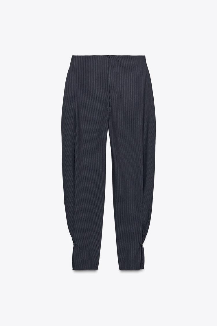 ZW COLLECTION PINSTRIPE BALLOON PANTS
