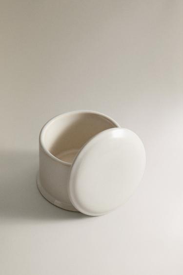 BOÎTE EN CÉRAMIQUE BLANCHE - Écru de Zara - Image 3