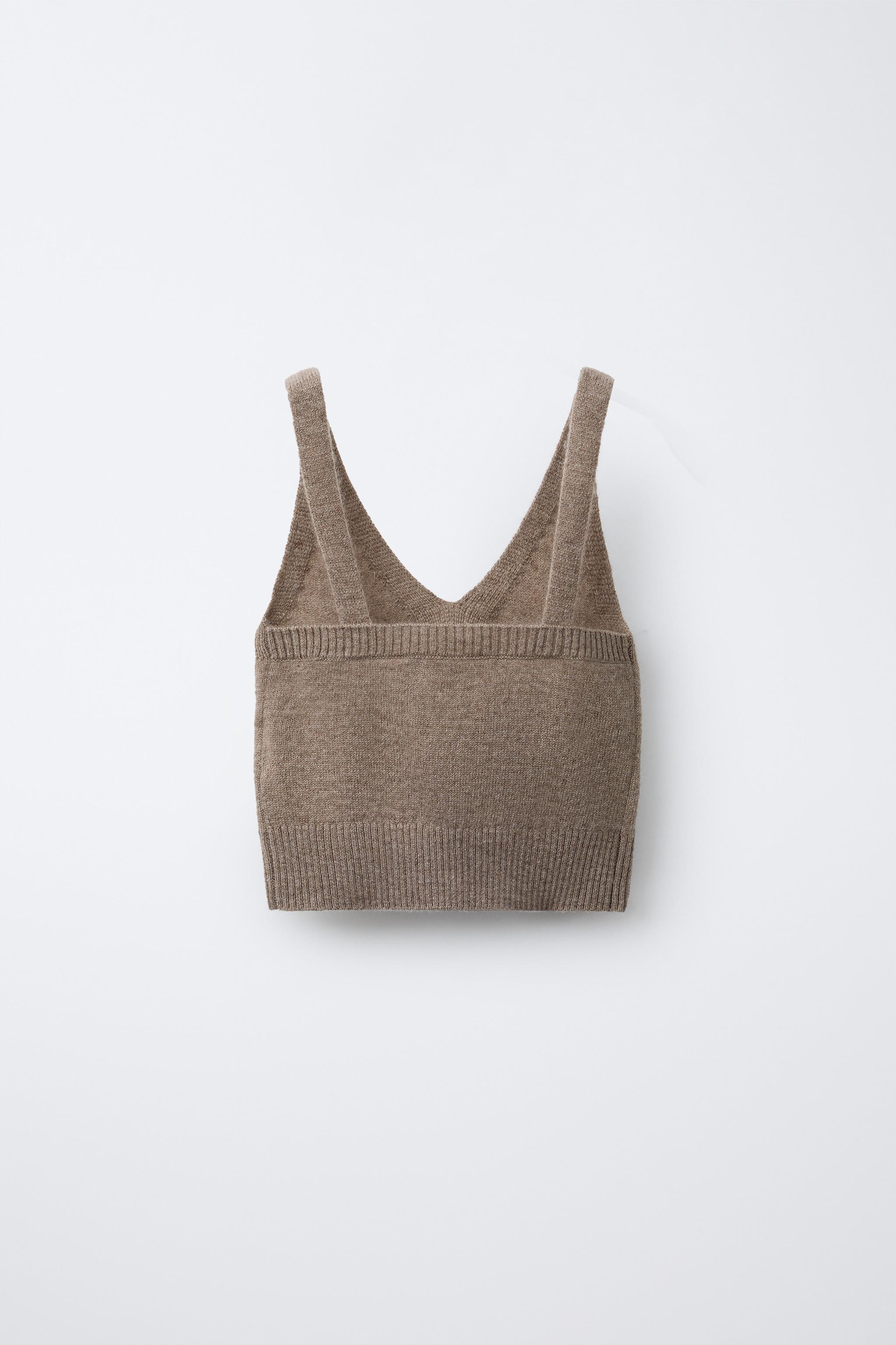 WOOL STRAP TOP