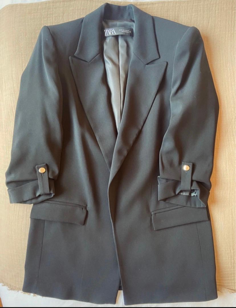 BLAZER WITH ROLLED-UP SLEEVES - Image 3