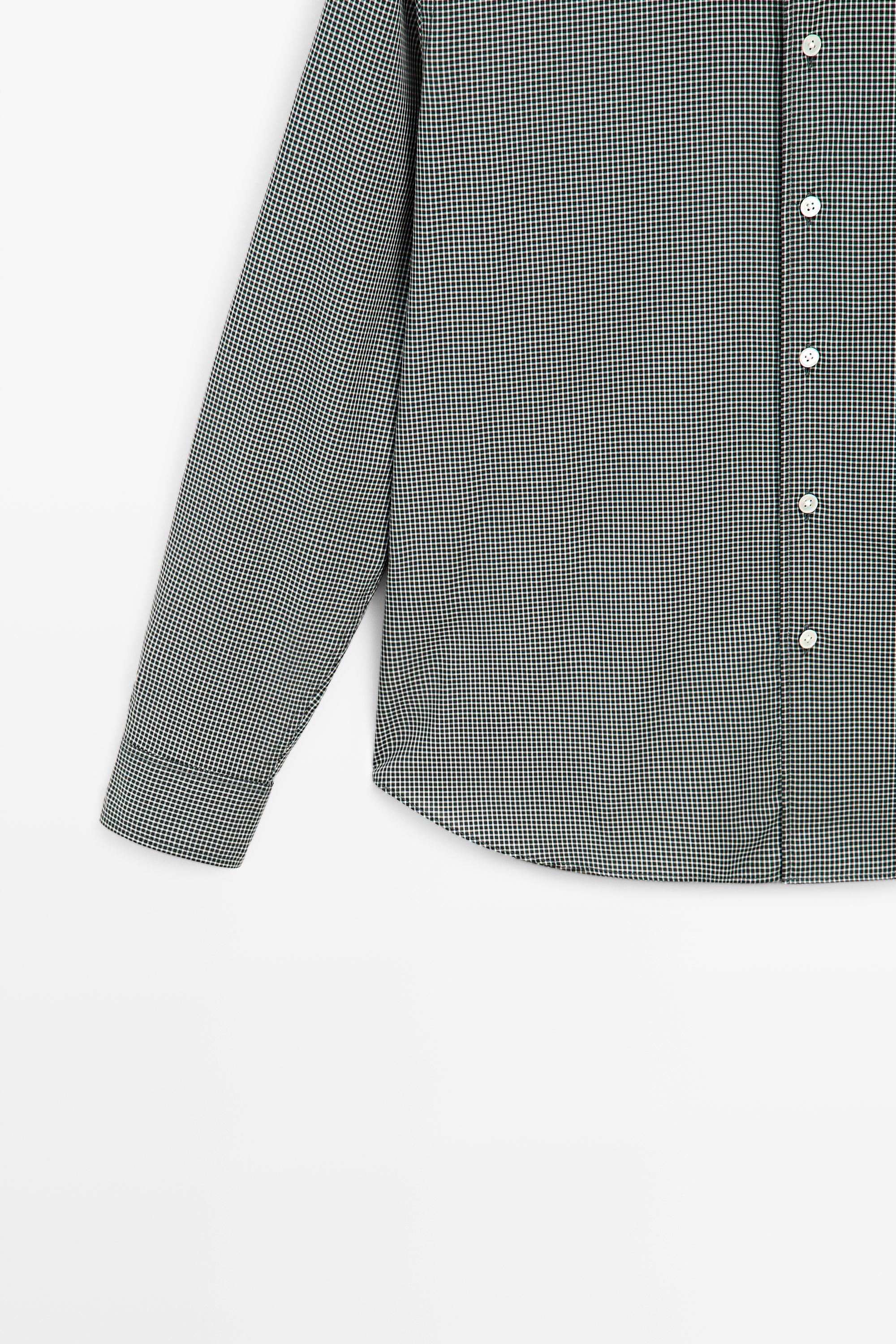 100% cotton check regular fit shirt