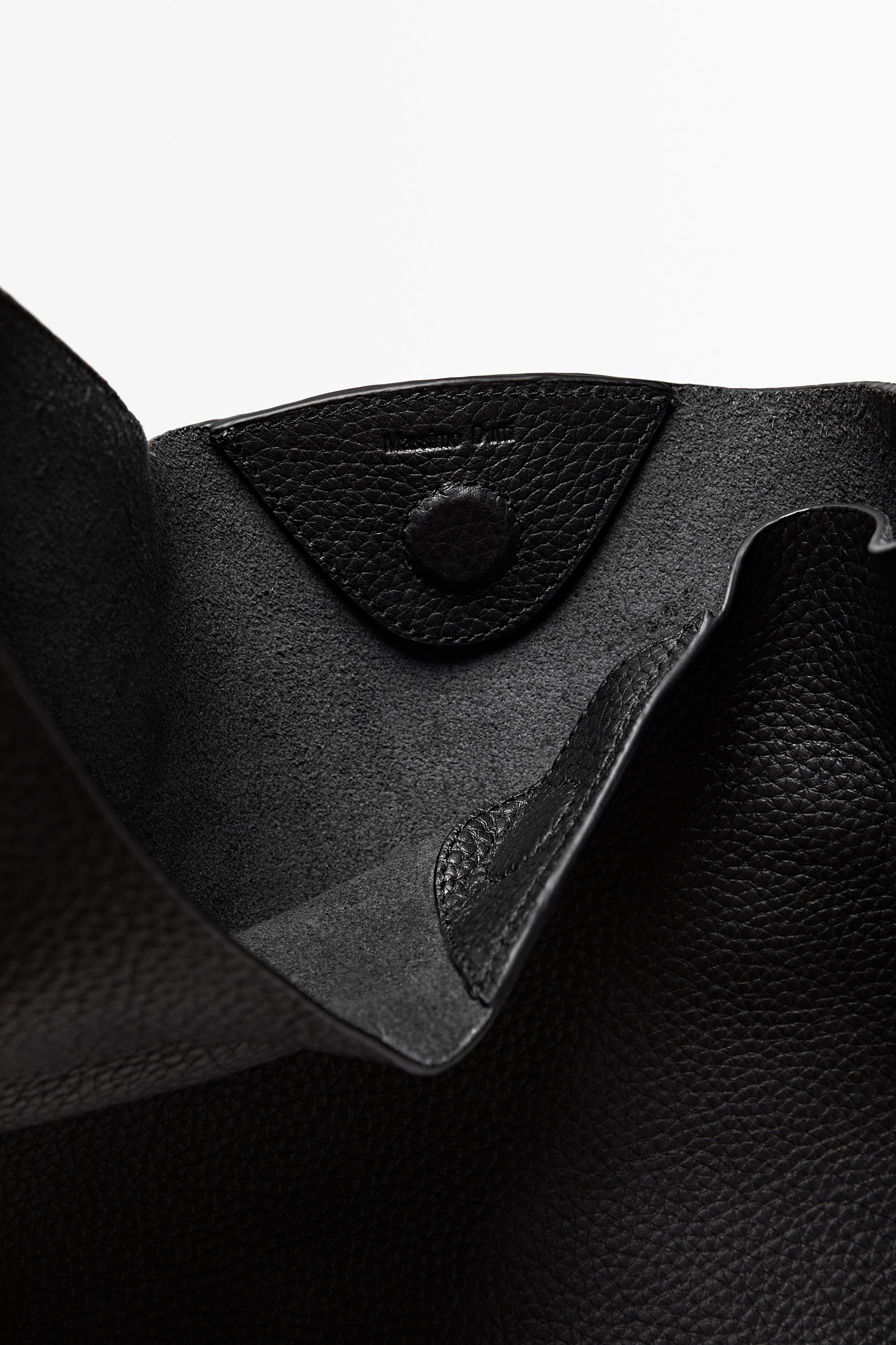 Medium nappa leather shoulder bag