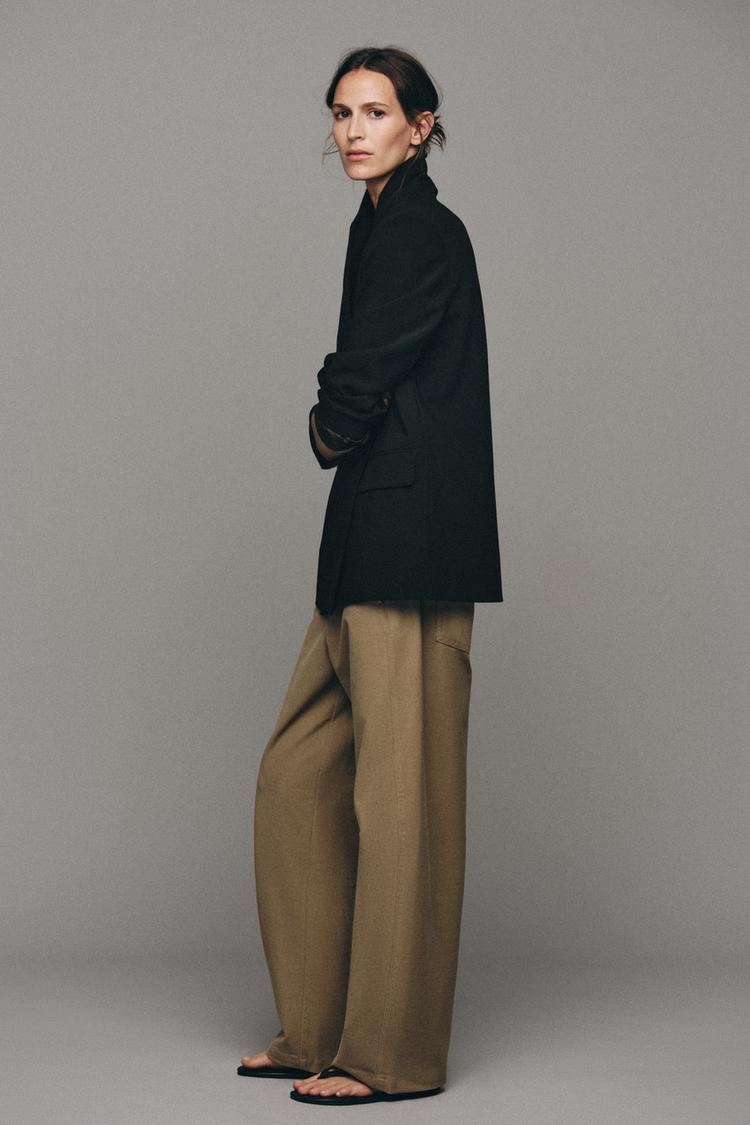 Blazer cruzado de corte extragrande 3