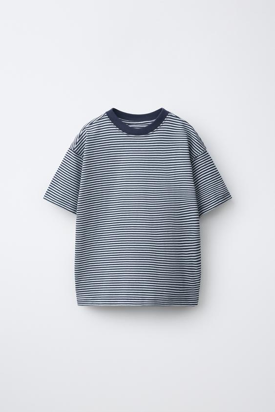 CAMISETA ESTAMPADO RAYAS - rayas de Zara - Imagen 0