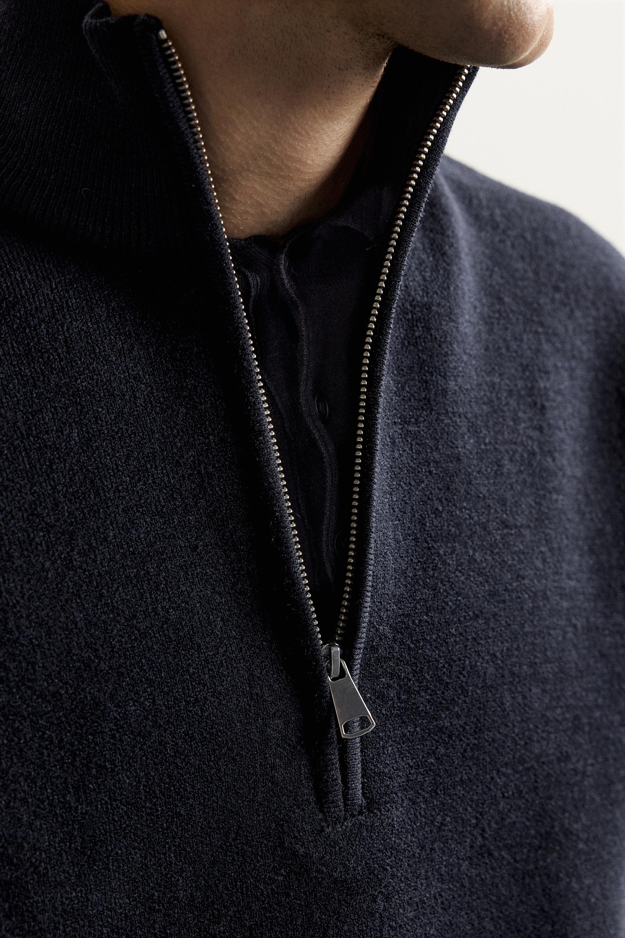 PULL COL ZIPPÉ SOFT