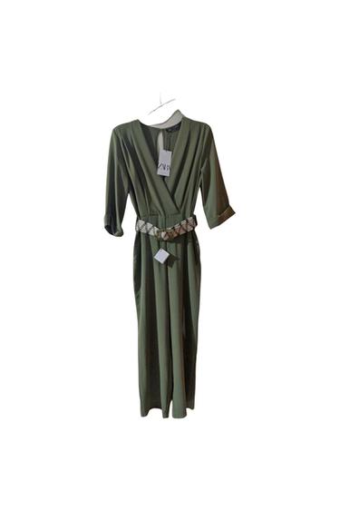 LONG BELTED JUMPSUIT