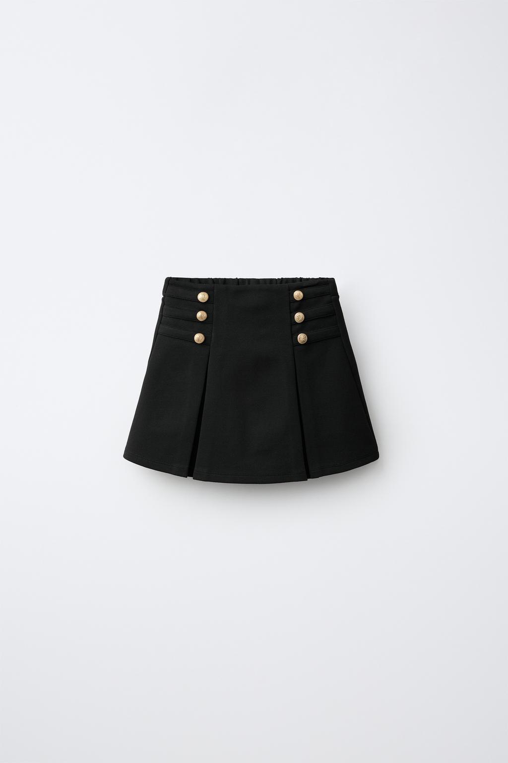 PONTE ROMA BUTTON SKIRT