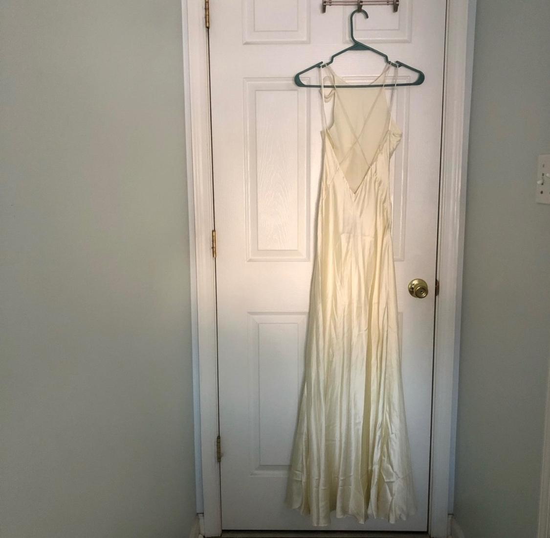100% SILK HALTER DRESS - Image 3