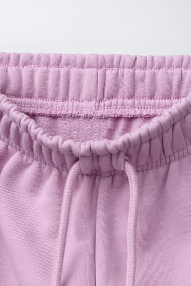 WIDE-LEG TEXT TROUSERS - Pink by Zara - Image 2