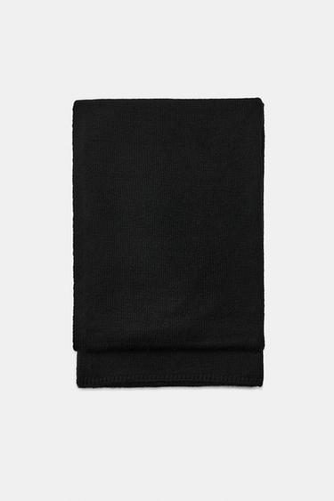 BASIC SCARF - Black by Zara